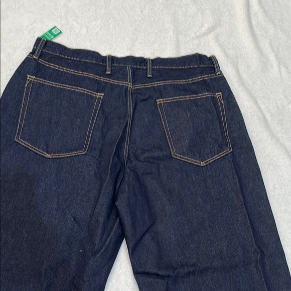 GAP Extra Baggy Utility Navy Straight Jeans Classic Comfort 36x32 Big and Tall - Picture 15 of 16